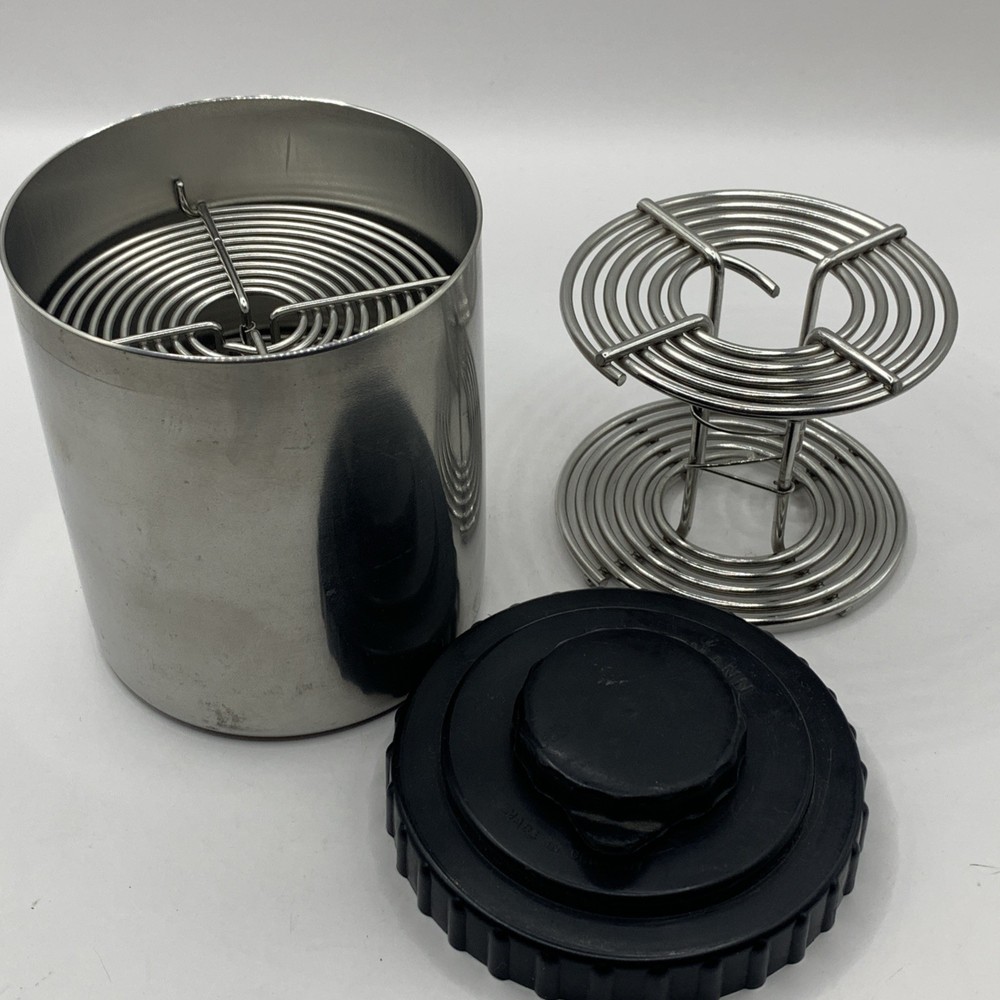 Kindermann 16 oz SS tank w/2-Kindermann SS 35mm Developing Reels German made