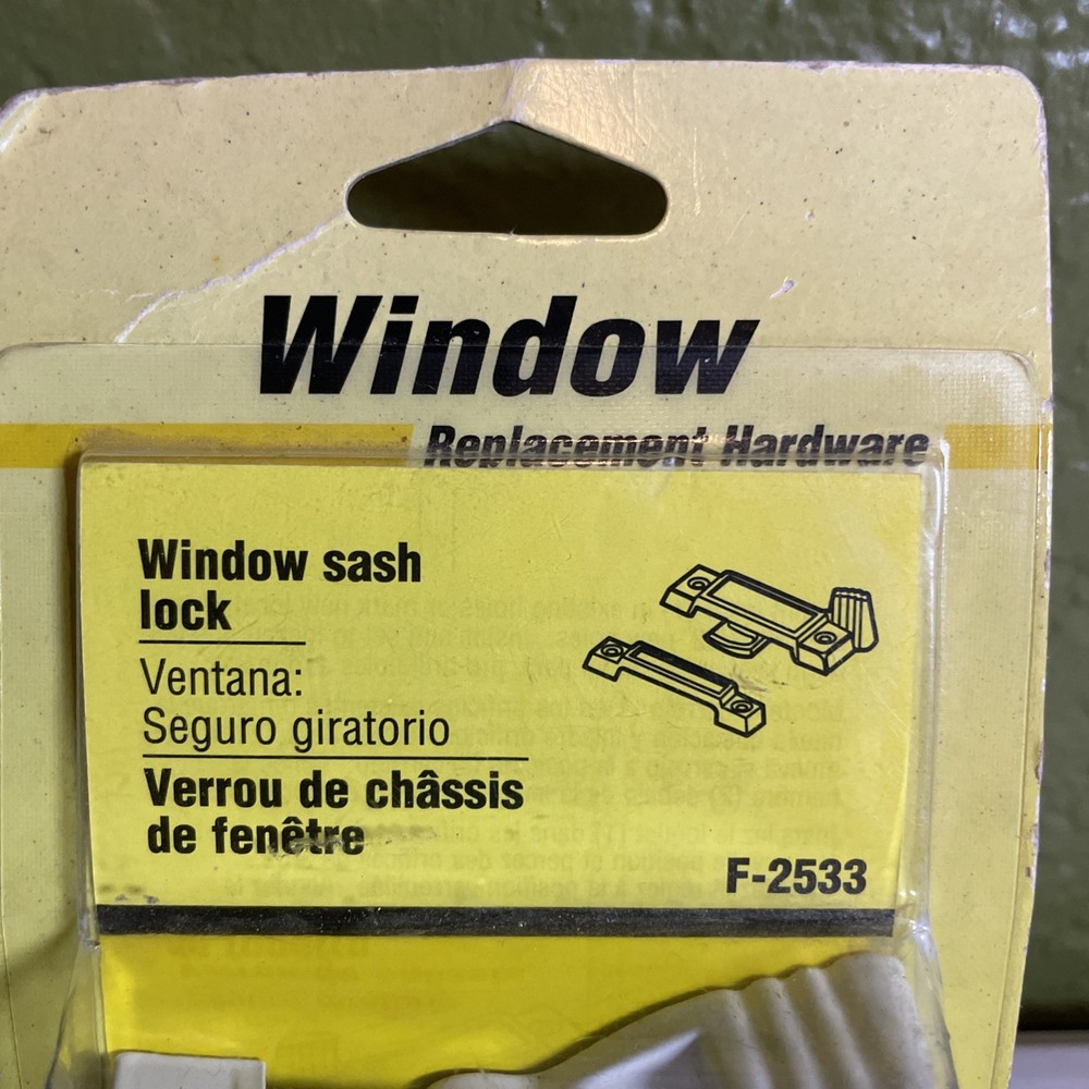 Prime Line Window Sash Lock & Keeper F-2533 - Window Replacement Hardware