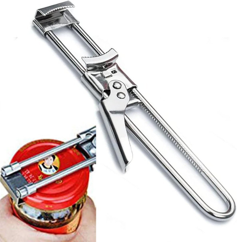 ® Adjustable Stainless Steel Master Jar & Bottle Opener