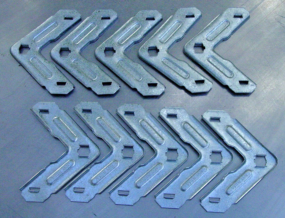 ELGEN Stackable C Corner - Duct work Corner Bracket - Box of 250
