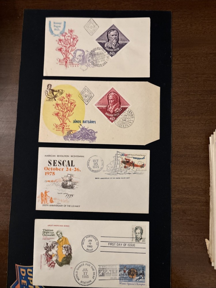 FDC & Envelope Collection 1899-84, US-Foreign-UN issues (67) See Images