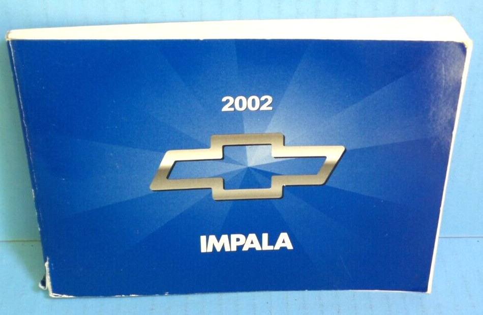 02 2002 Chevrolet Impala owners manual
