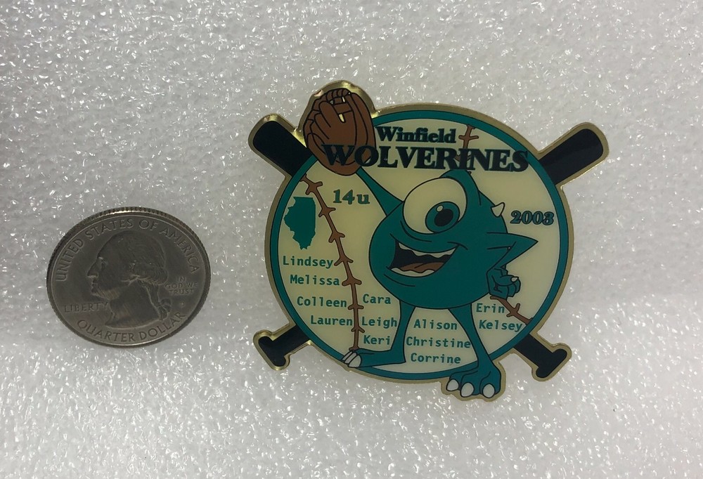 2003 Winfield Wolverines 14U Softball Pin