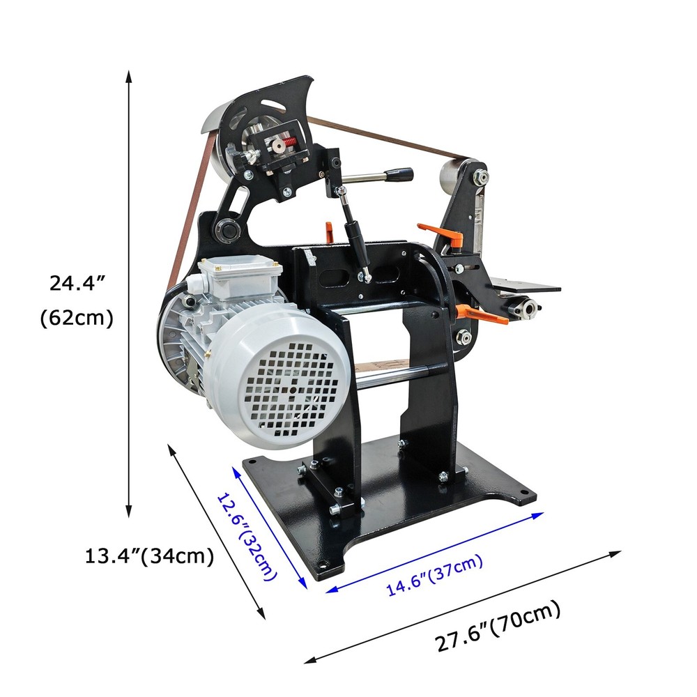 Multi-function Variable Speed Belt Sander Grinder Polisher Equipment 71"×2" 220V