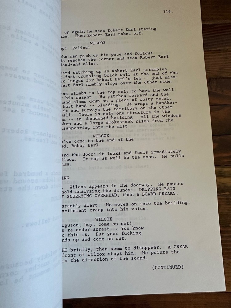 JUST CAUSE SEAN CONNERY KATE CAPSHAW MOVIE ORIGINAL SCREENPLAY SCRIPT