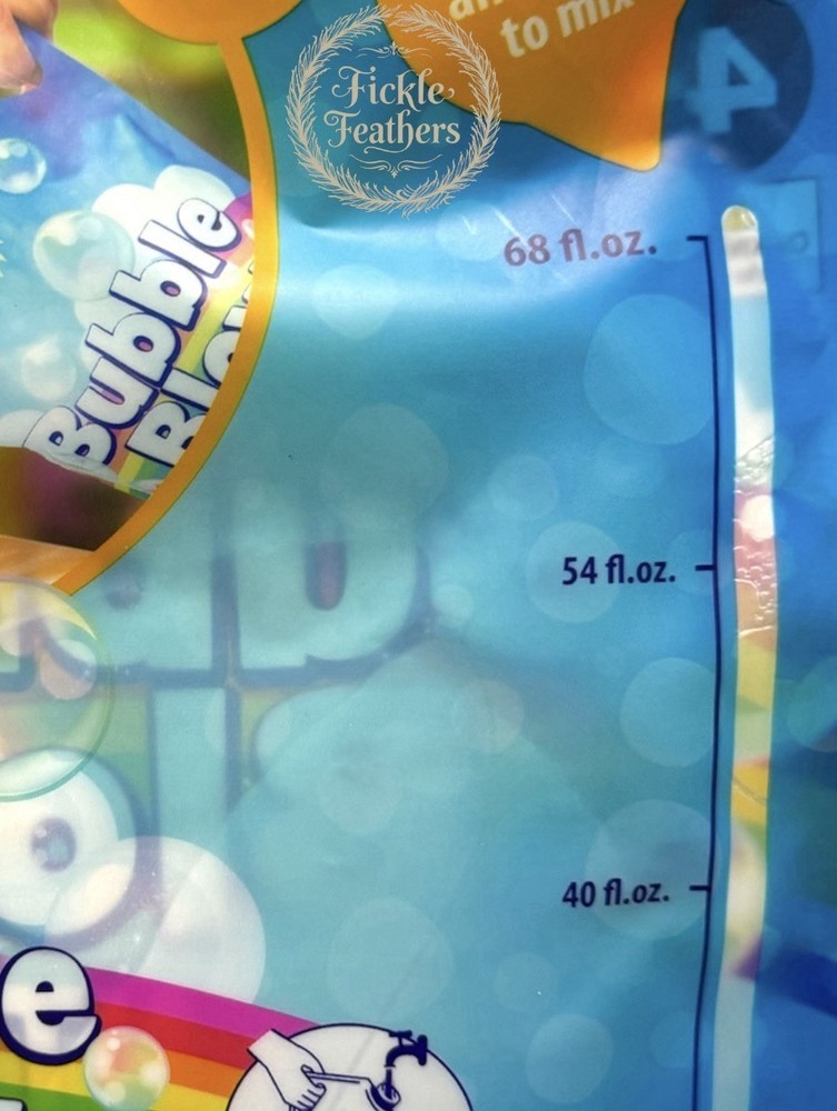Bubble Blow Concentrate Solution for Bubble Machine Makes 2 L or 68 FL.Oz.
