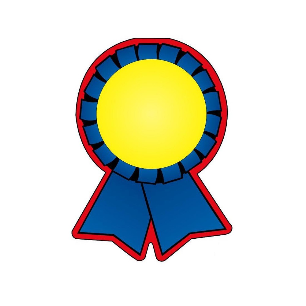 Creative Shapes Notepad Blue Ribbon Large