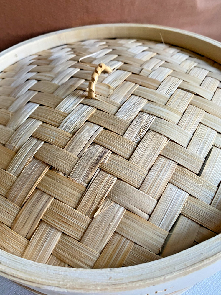 Crofton Bamboo Steamer Set with Lid for Vegetables