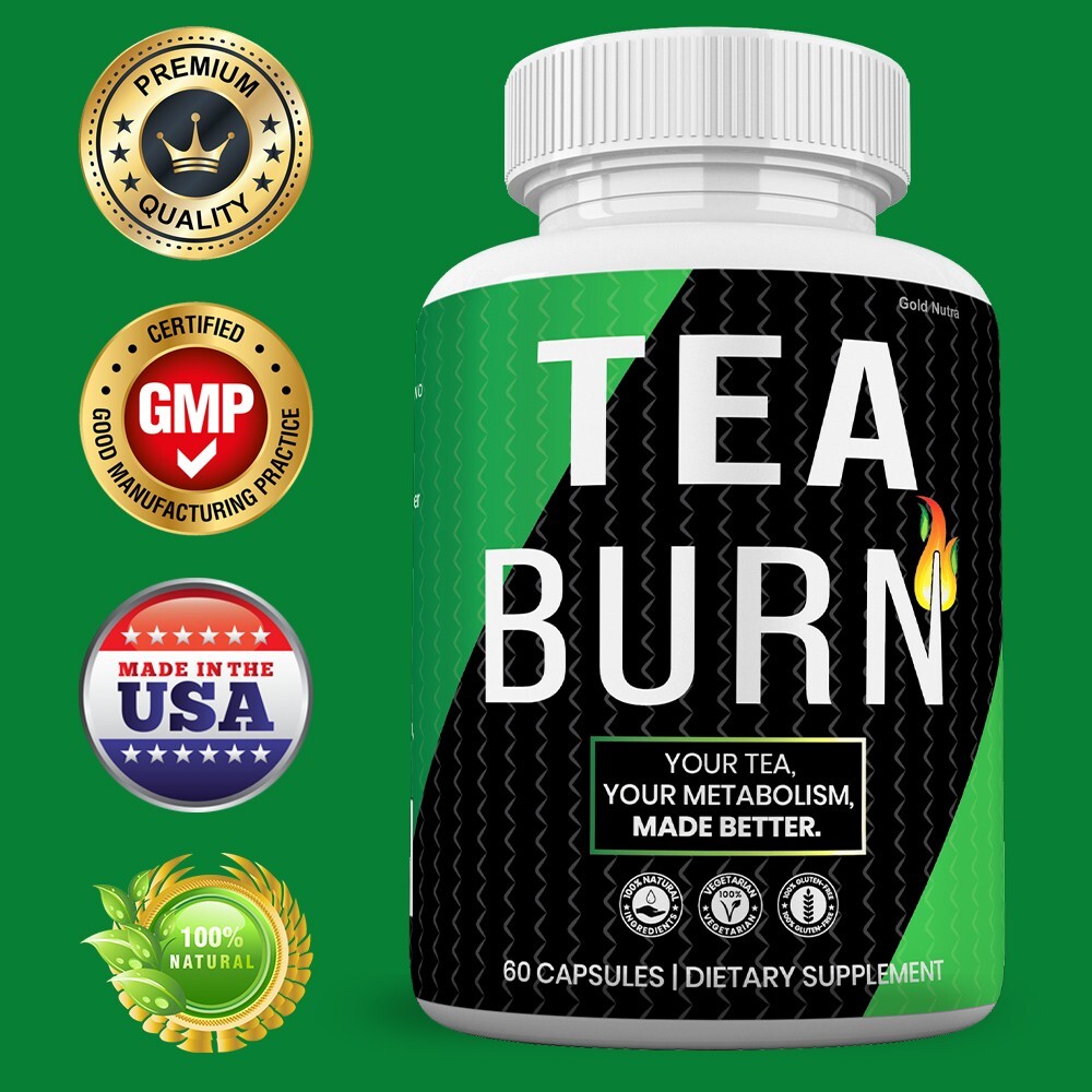 (1 Pack) Tea Burn, Powerful Formula, Effective for Women and Men.