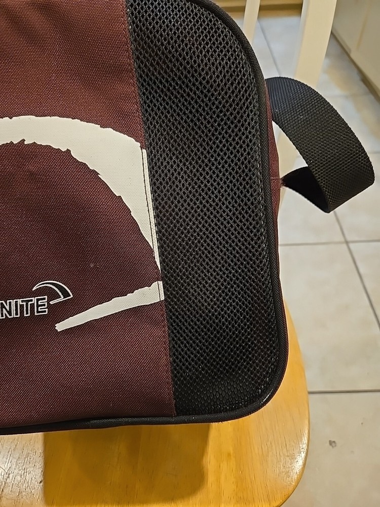 Ebonite Super Tote Bowling Bag Plum With Mesh Insert