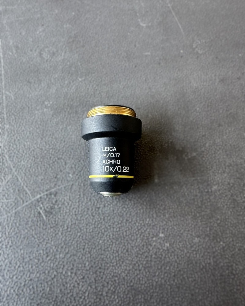 Leica Achro Microscope Objective Lens 10X/0.22, ∞/0.17
