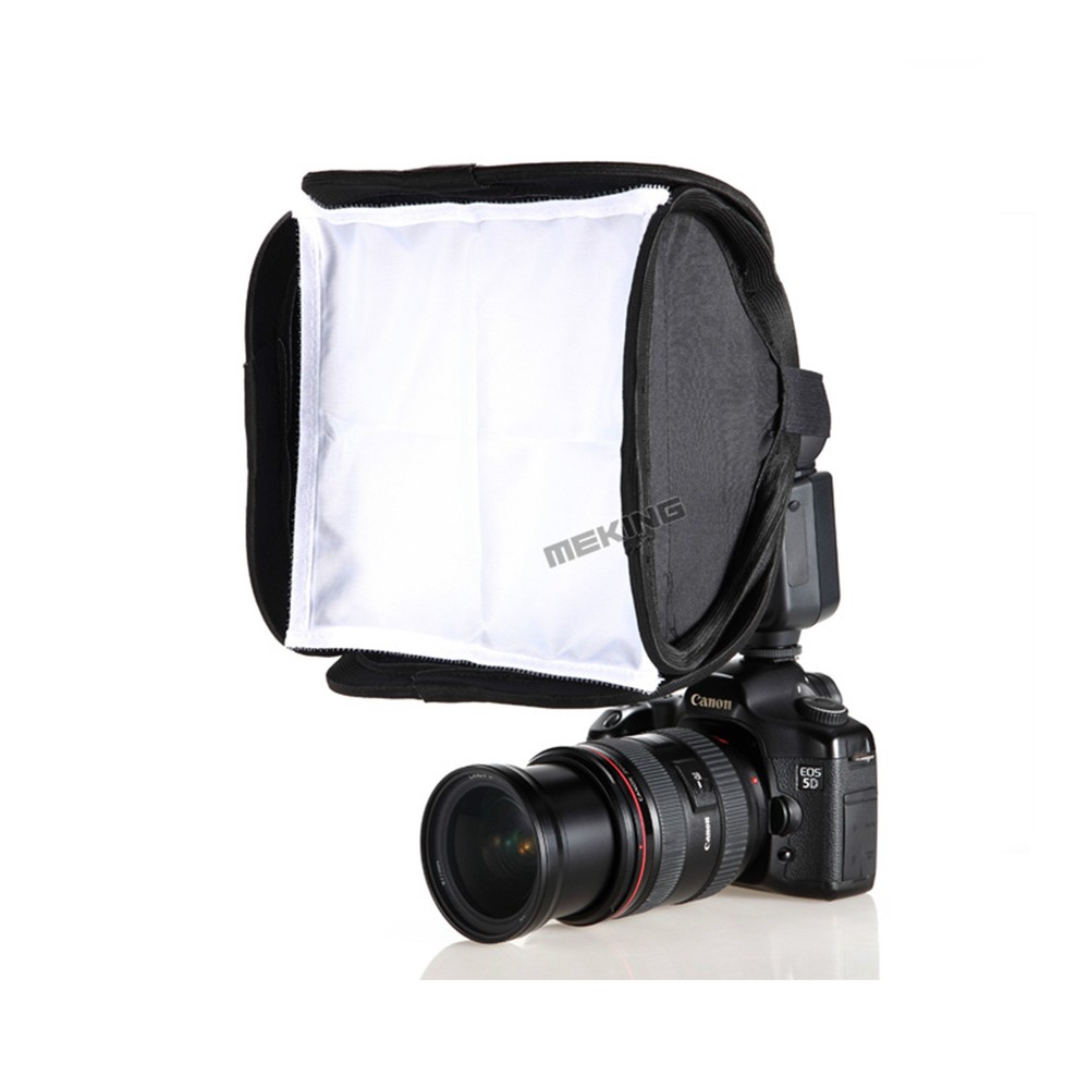 23cm 9" Portable Softbox Diffuser Universal fr Godox Canon Sony Flash Speedlight