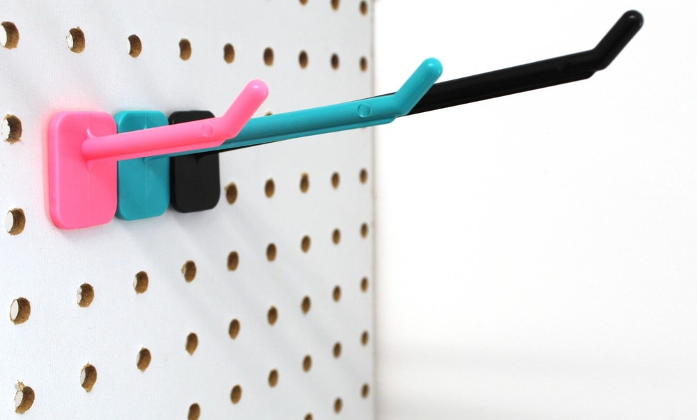 Plastic Pegboard Hooks Garage/ Tools/ Storage/ Organization/ Jewelry/ Crafts