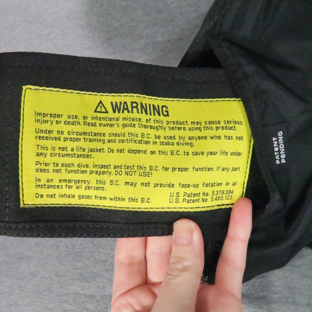 Oceanic Flex Bioflex Scuba Diving Vest Buoyancy Control Device (BCD) Small Black