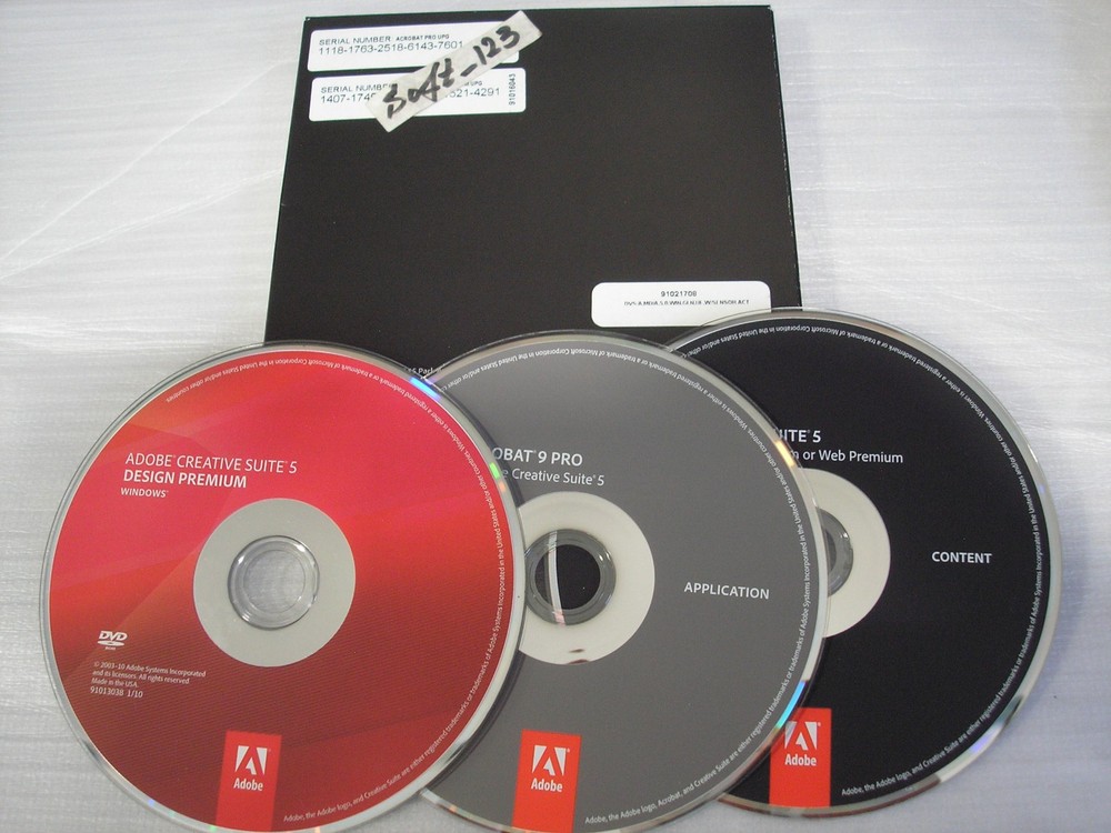 Adobe Creative Suite 5 CS5 Design Premium For Windows Full/Upgrade DVD Version