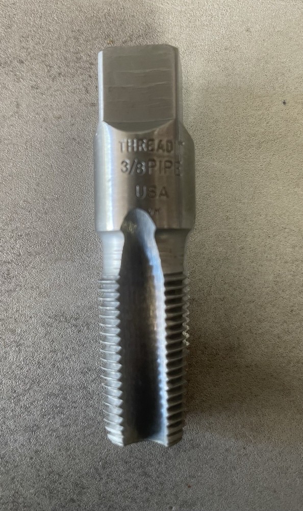 Threadit USA 3/8" Pipe Thread Tap VM 2.5" Long Machinist Tool