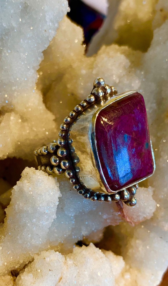 Vintage Ruby Fire Ring