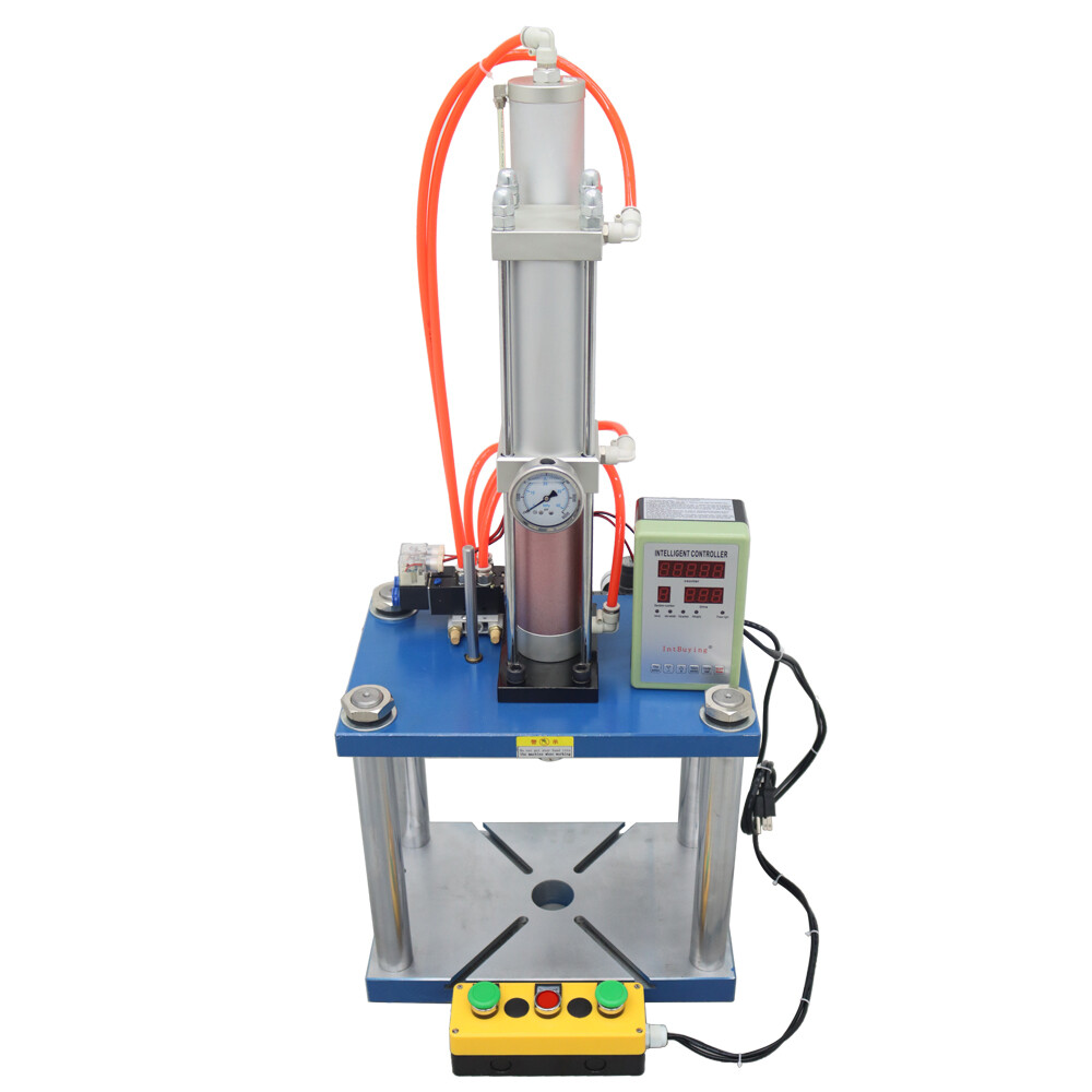 6614Lbs/3Ton Pressure Pneumatic Punch Press Machine with Display Controller 110V