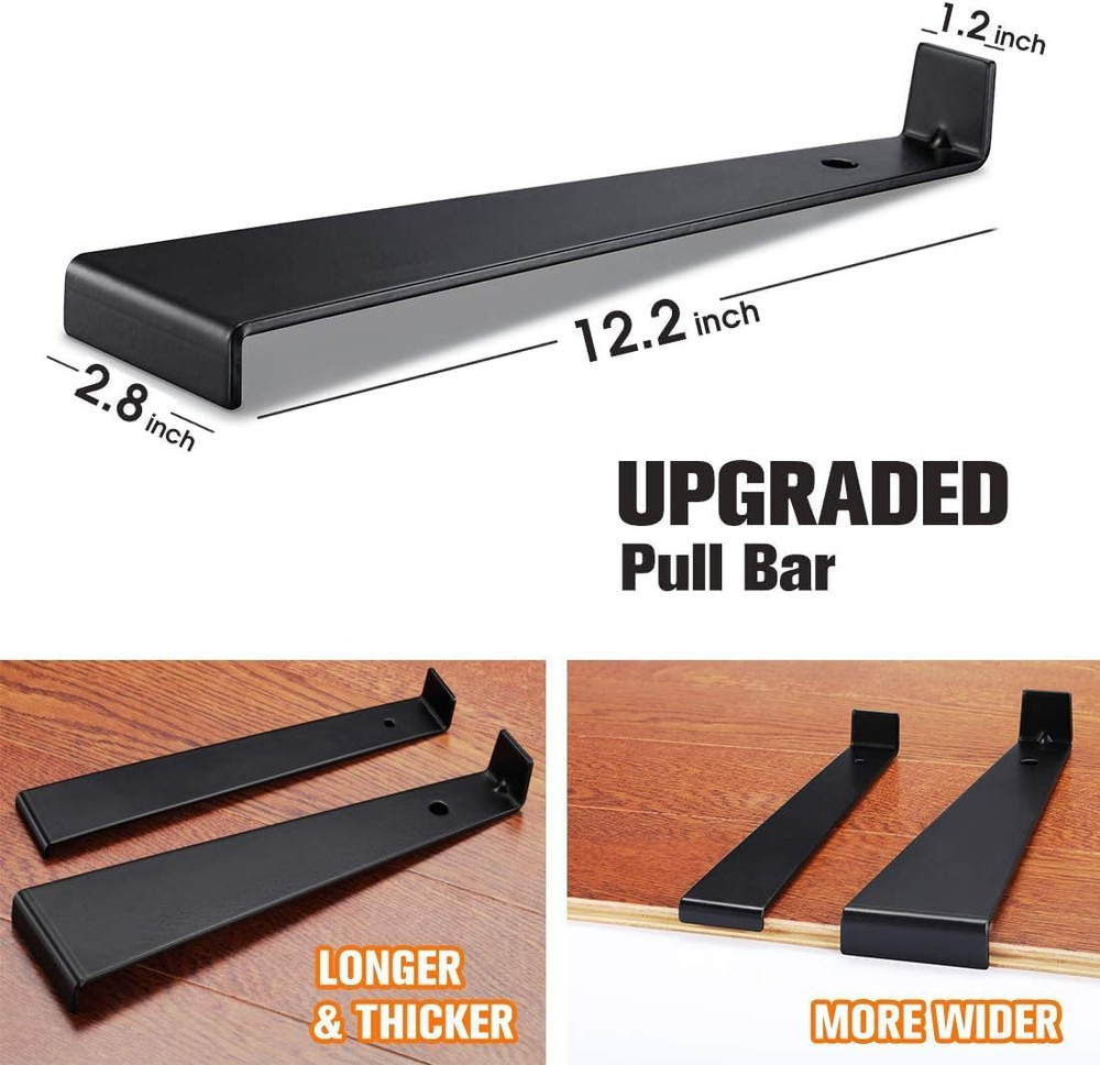 44-Piece Upgraded Laminate Wood Flooring Installation Kit with Solid Tapping Blo