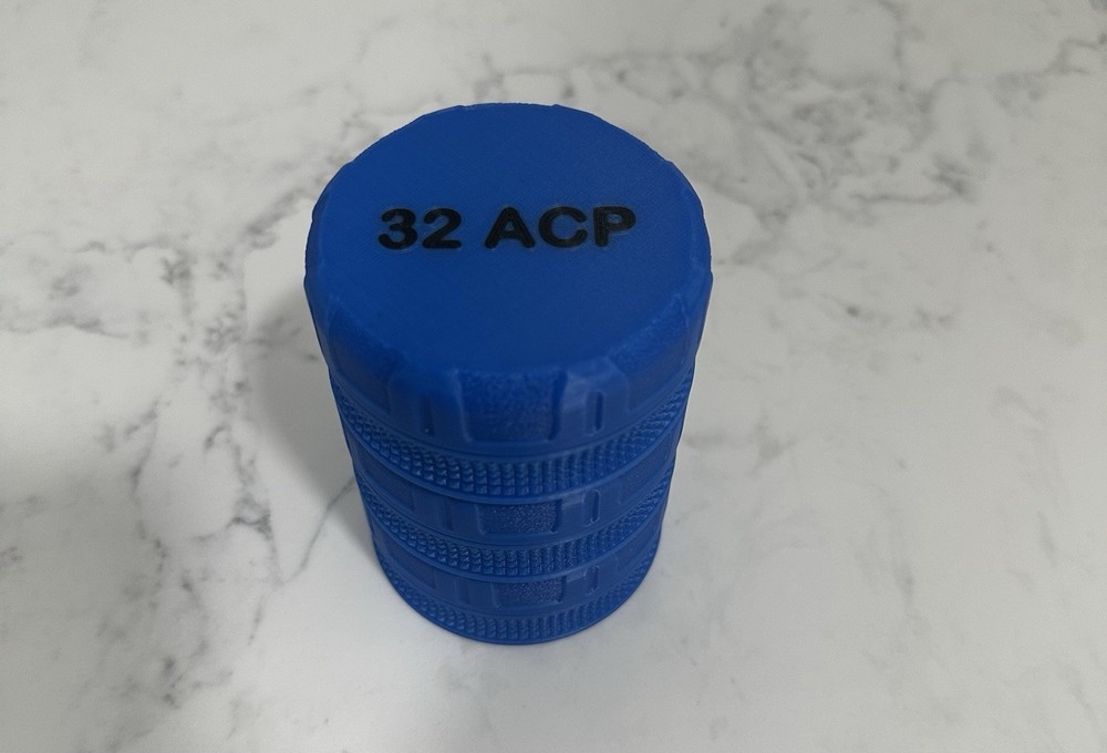 3 Pack of 32 ACP Ammo Puck – Compact, Stackable Storage for 25 Rounds