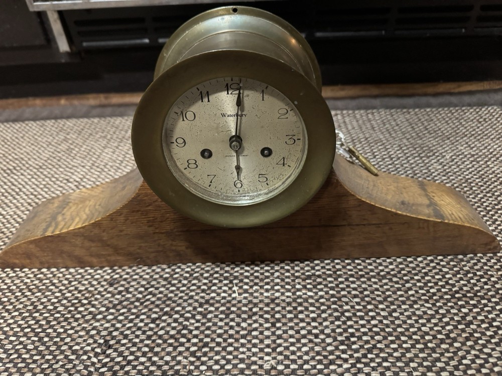 Vintage Waterbury Ship Clock