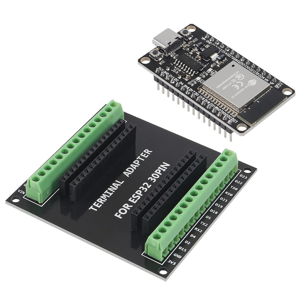 2 Pack ESP32 Development Boards CP2102 WiFi Bluetooth Dual Core with GPIO Board