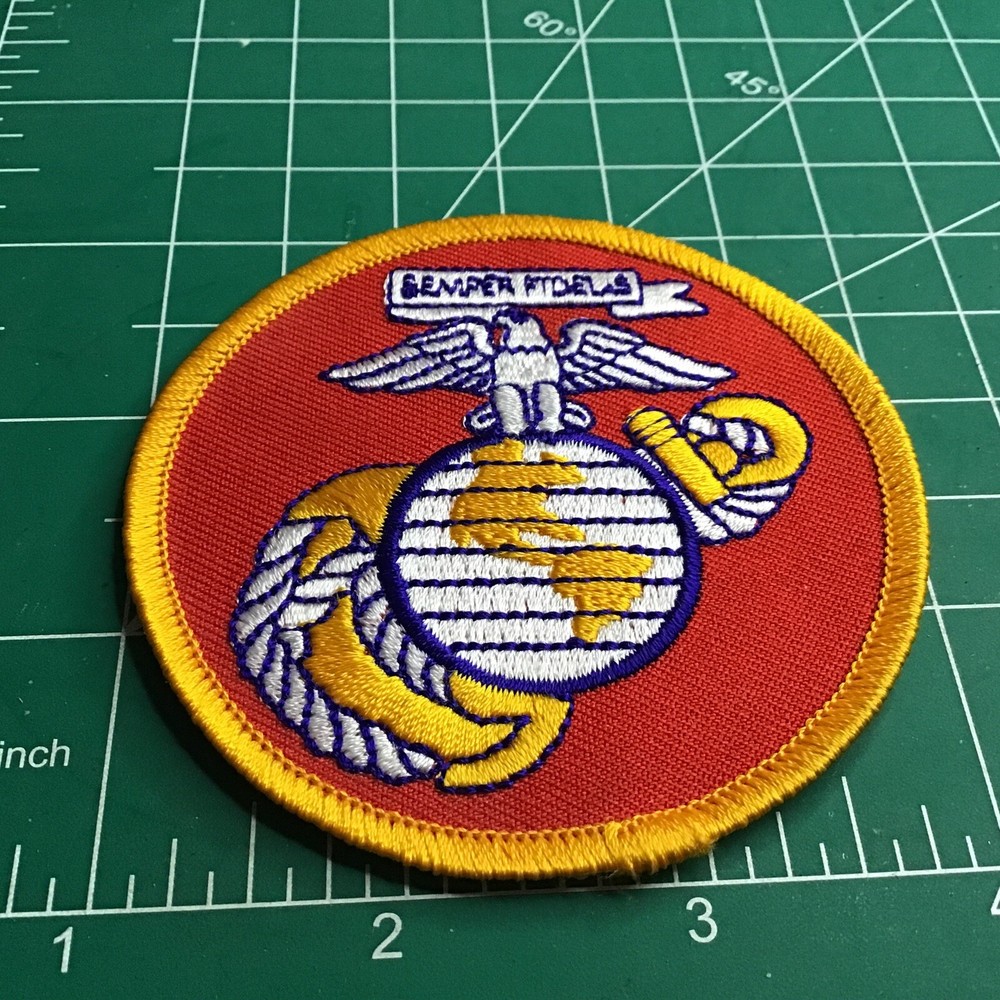 US Marine Corps EGA Patch/ Vest Biker Semper Fi USMC