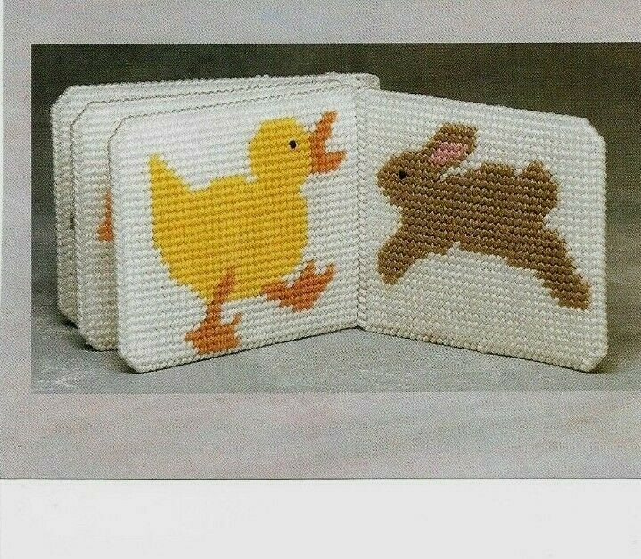 MY FIRST BOOK LEARN WITH PICTURES PLASTIC CANVAS PATTERN INSTRUCTIONS