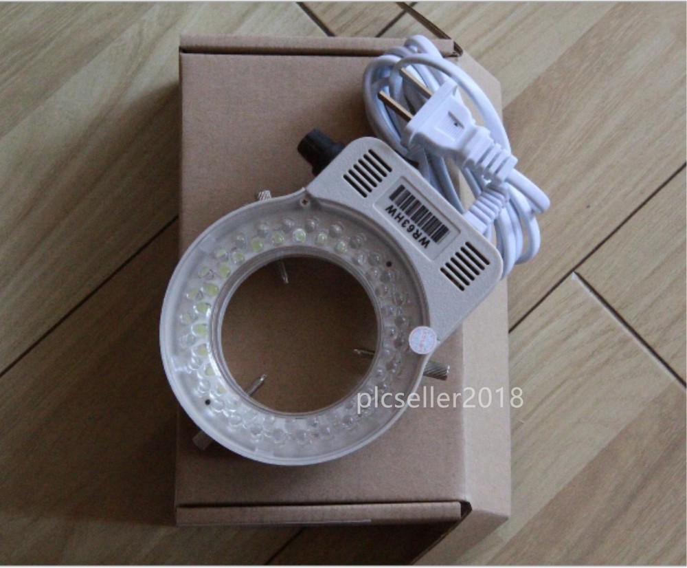 1X for EMZ Microscope Adjustable White LED Ring Light Illuminator WR63HW