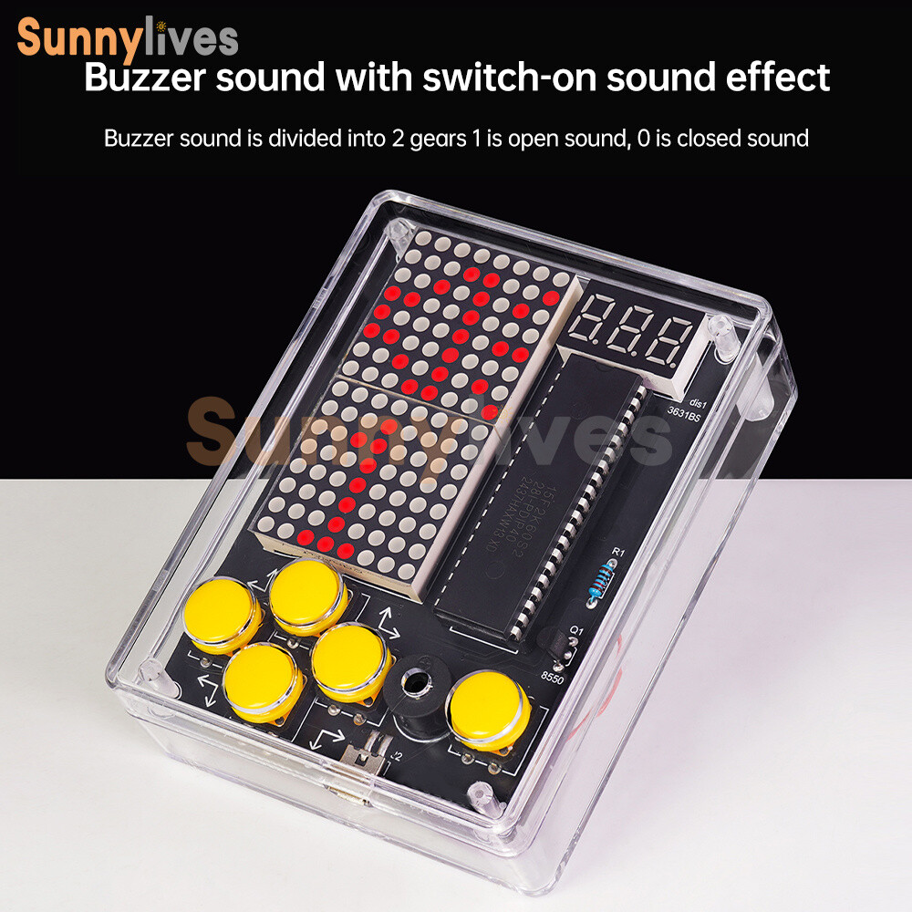 Children Game DIY Electronic Soldering Kit 51 Microcontroller Soldering Practice