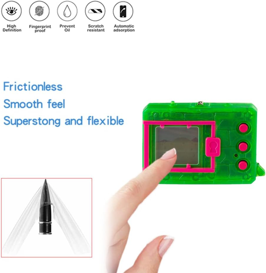 3 Pack Screen Protector Compatible with Virtual Pet Monster Digivice Toy