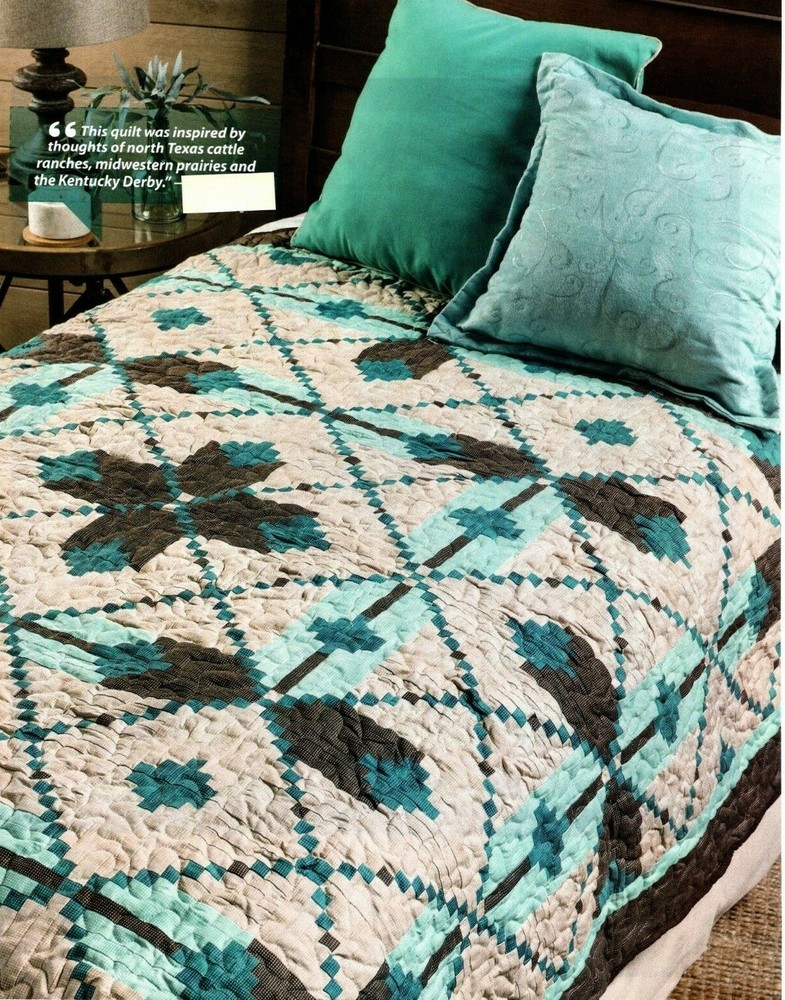 Kentucky Fields Quilt Pattern Pieced CB
