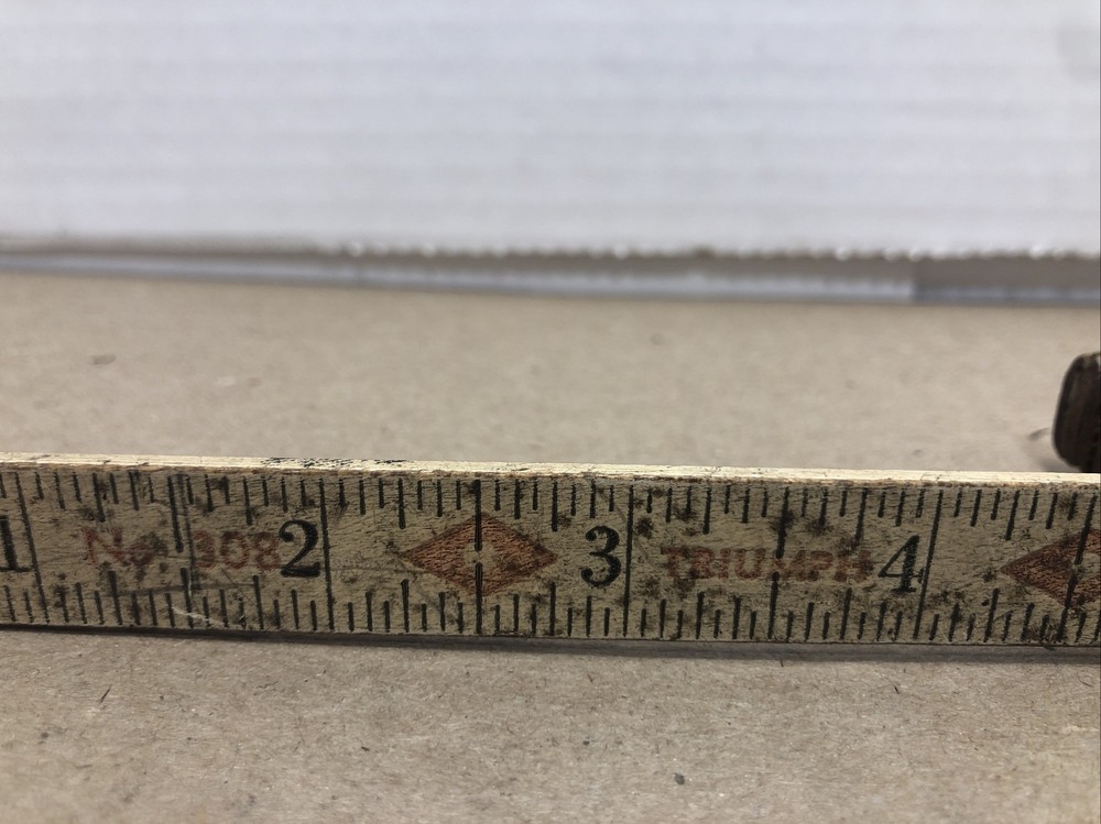 Vintage Triumph Jointed Yardstick 72”