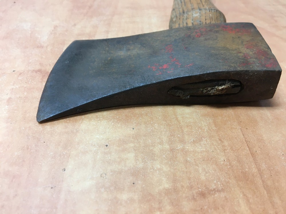 Vintage Single Bit Camp Axe Hatchet unbranded 2.25lbs & 14" long
