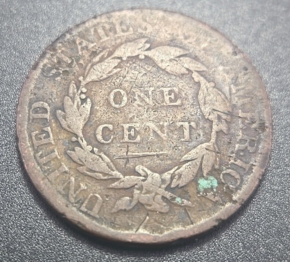 1818 US CORONET HEAD LARGE CENT