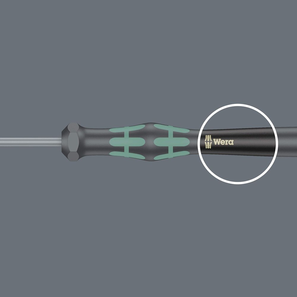 Wera Kraftform Micro Electronic Screwdriver 1.3mm Hexagon 40mm Precision Blade