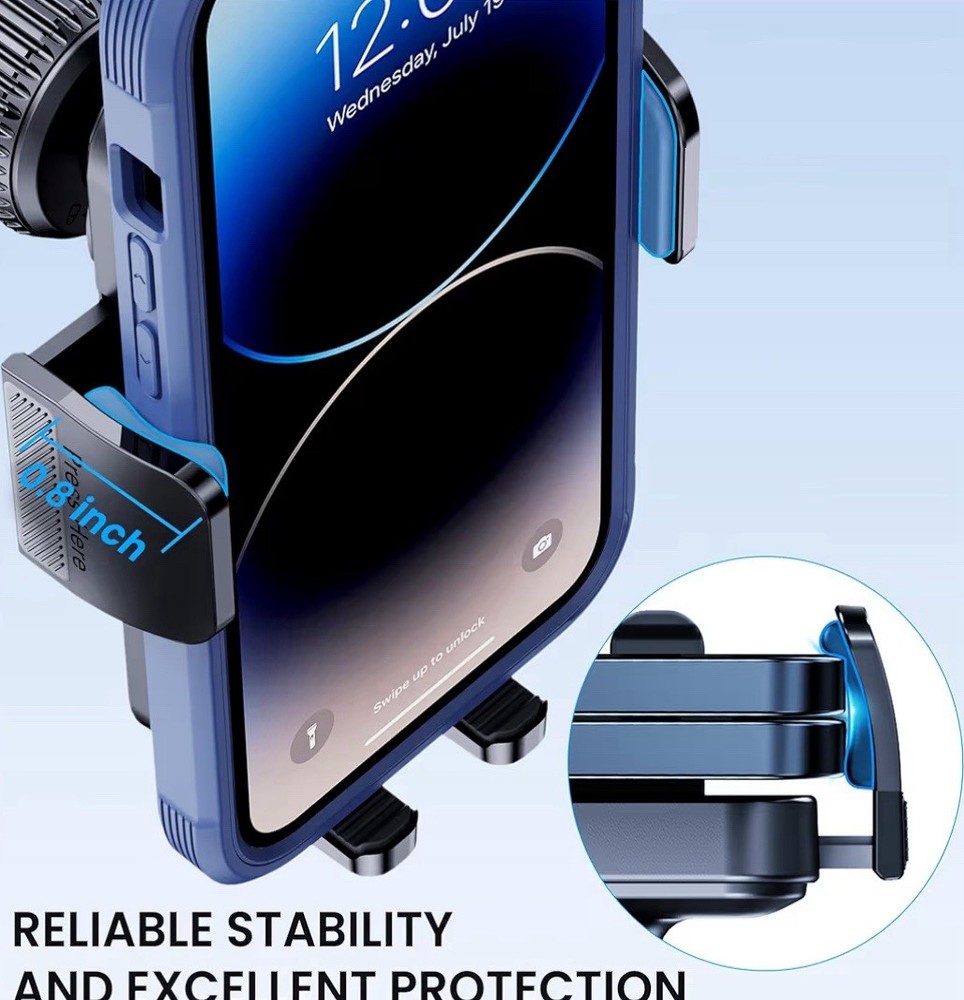 Cell Phone Car HolderDashboard/Windshield/Air Vent Hands-Free for iPhone Android