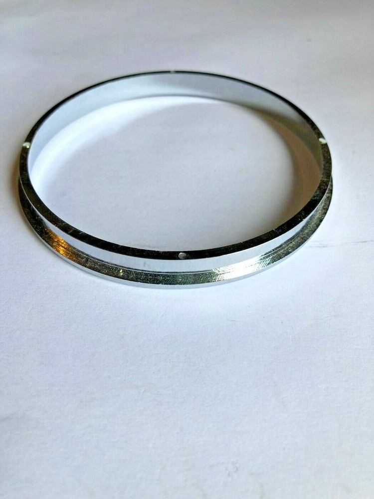 3x Binnacle Gauge Chrome Bezel Ring for Mini Dash Speedo Clock Cluster Surround