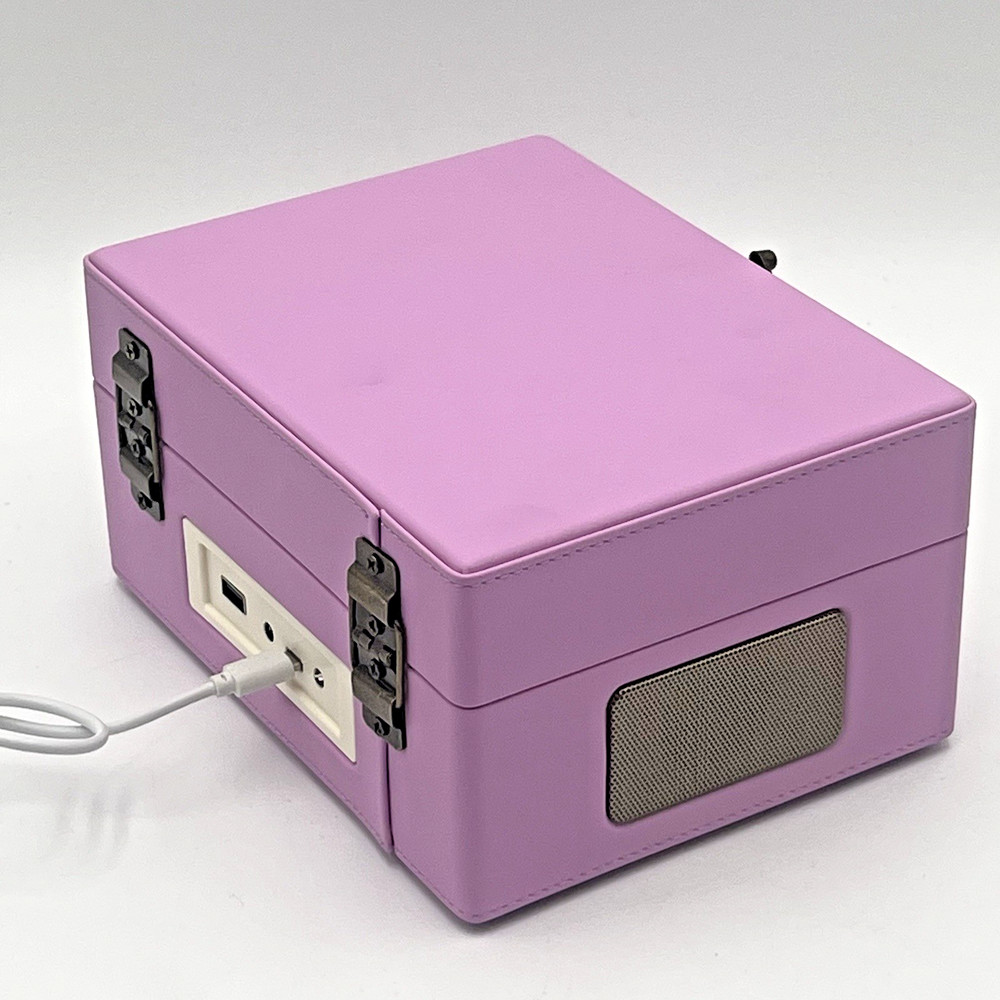 CD Player Portable Bluetooth, Pink Retro CD Player Tested Worrks