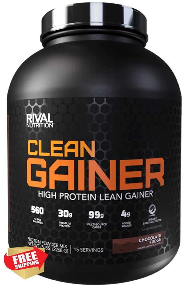 Rival Nutrition Clean Gainer Chocolate Fudge 5lbs