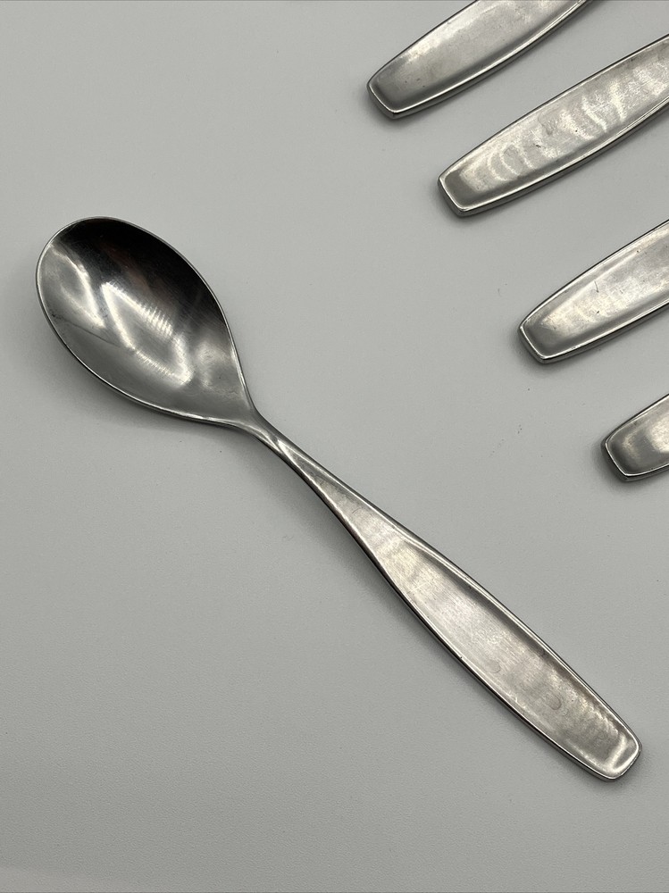 13 West Elm Stainless Satin Flatware Teaspoon & Tablespoon & Serving Silverware