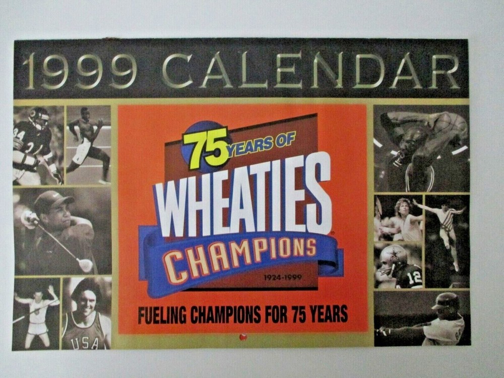 Wheaties calendar