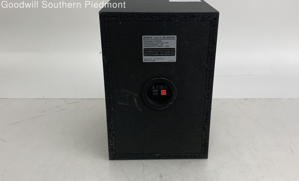 Sony SS-MB100H Singular Bookshelf Speaker - Tested