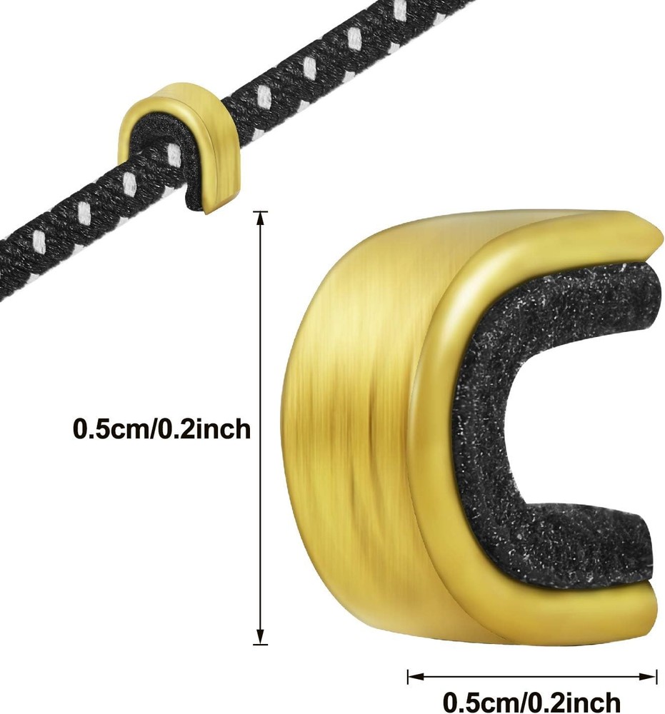 Archery Nock Points Bow String Clips for Compound Recurve Bow 100 Pack Set