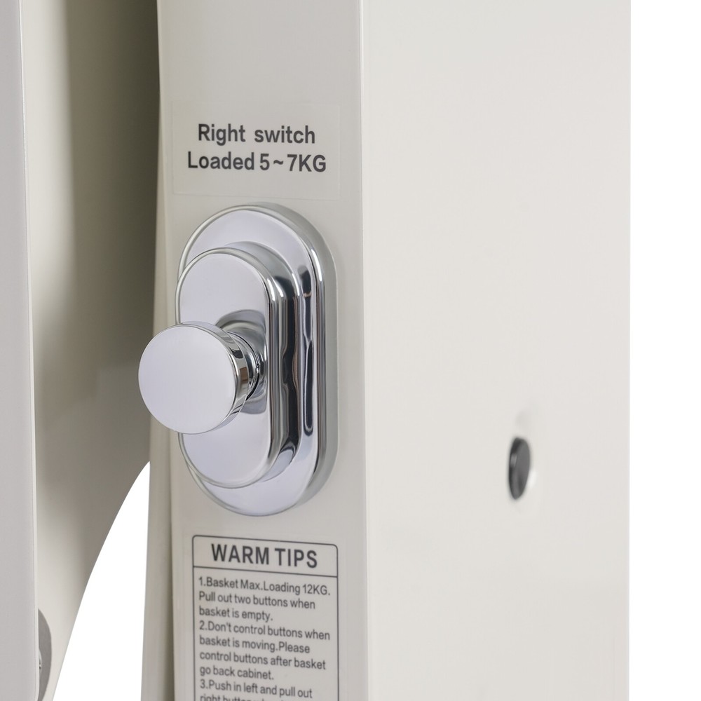 2-Tier Pull Down Shelf Upper Wall Cabinet Storage Organizer For 24inch Cabinet