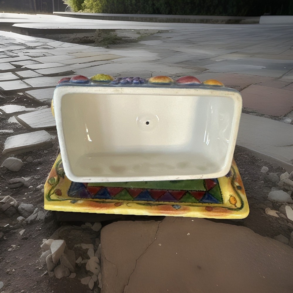 Sango Sangria Lidded Butter Dish #3075 Pattern