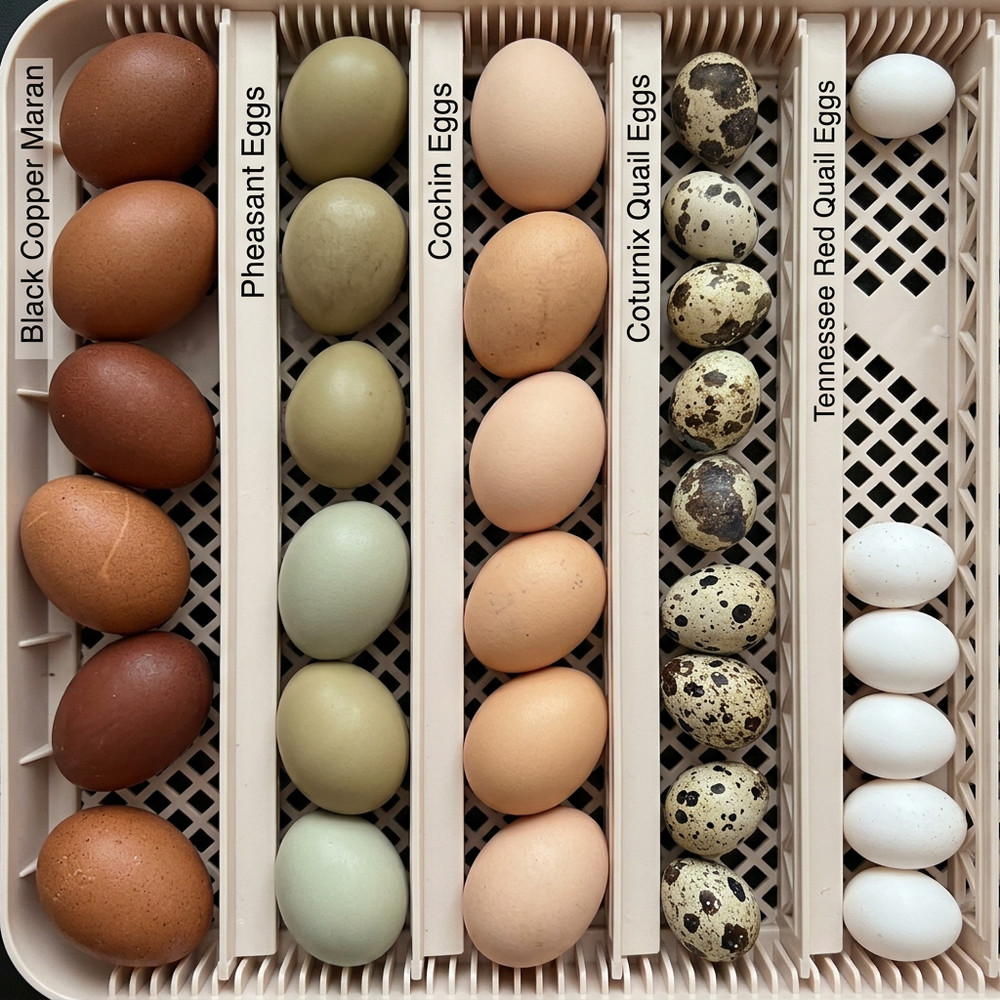 6 Black Copper Marans fertile hatching eggs