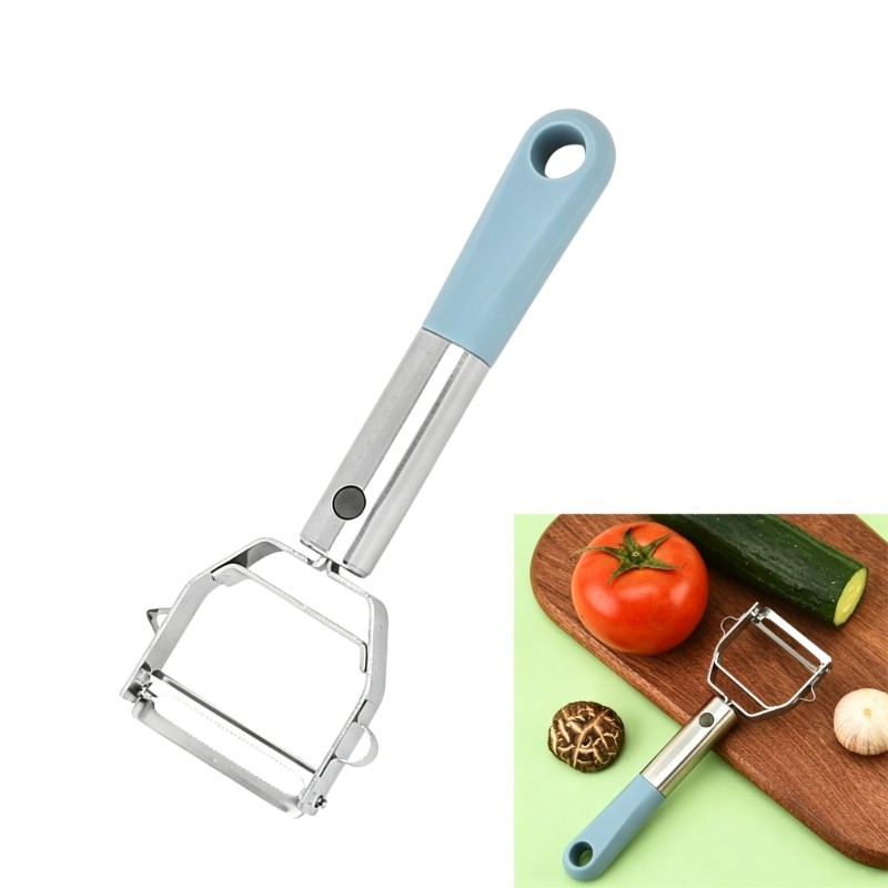 Stainless Steels Vegetable Fruit Peeler With Ergonomic Handle For Kitchen Use
