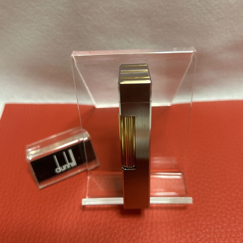 Overhauled Dunhill Rollagas lighter Silver Gold d mark without box