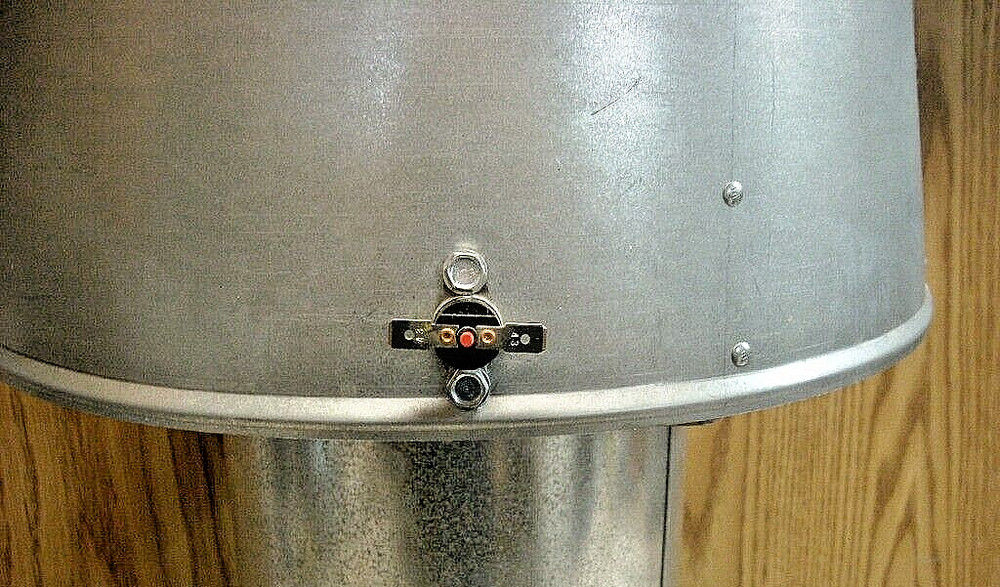 DHAWM: WEIL-MCLEIN DRAFT HOOD 450-021-243 & SPILL SWITCH 510-300-014 ASSEMBLY